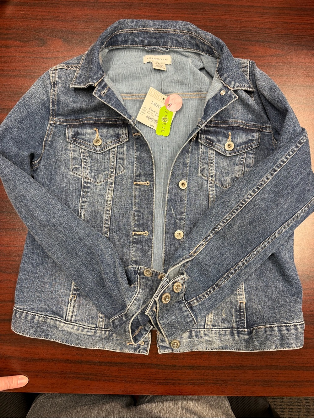 Liz Claiborne Medium Blue Denim Jacket for Kids